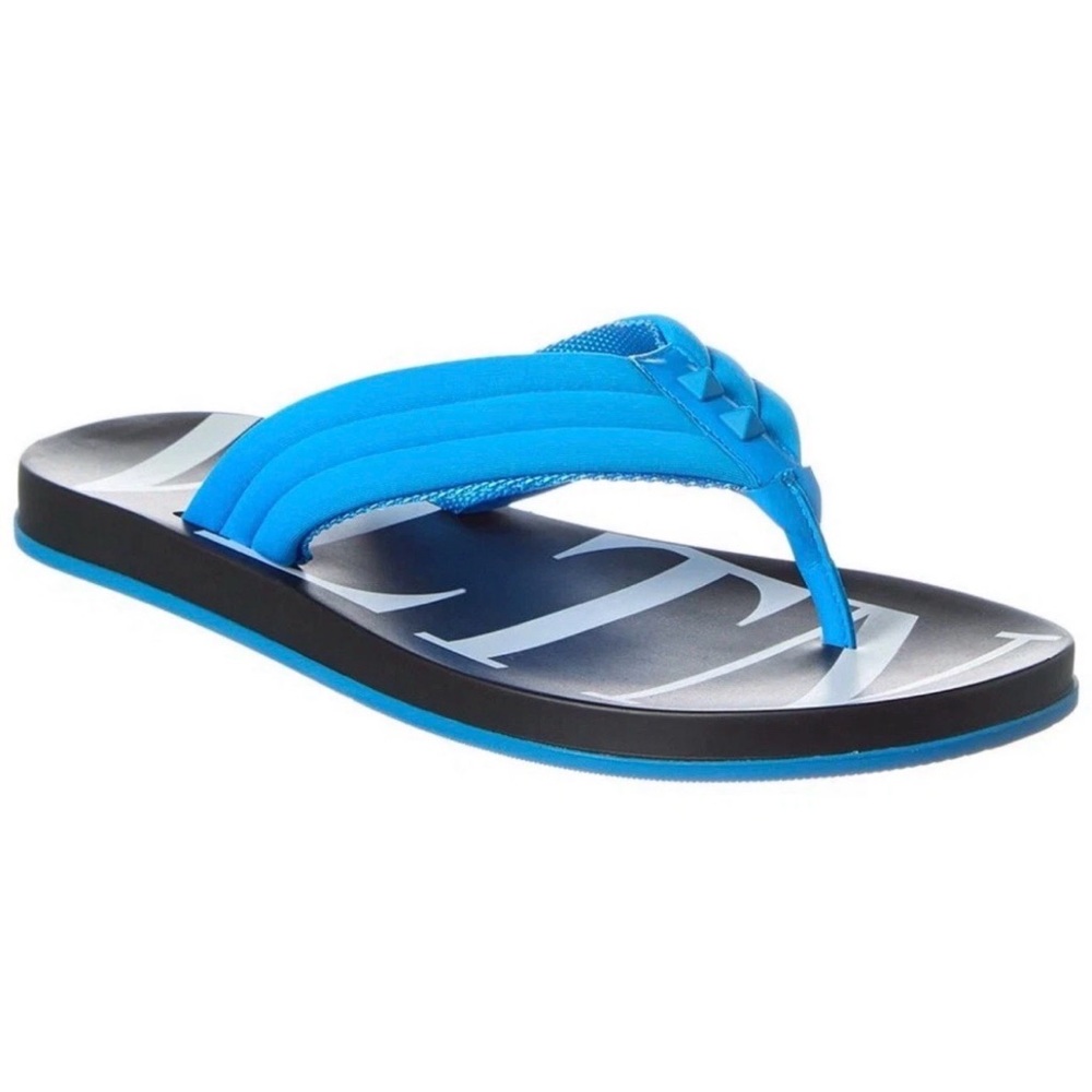 Valentino Garavani Blue Flip-Flops